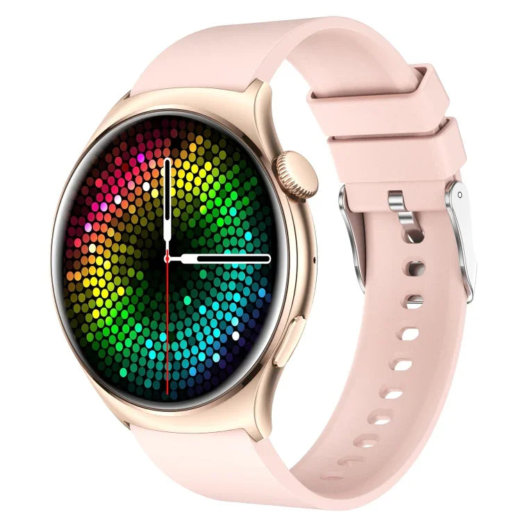 Montre connectée sport QX10 1,43 pouce BT5.2, suivi du sommeil, de la fréquence cardiaque, de l'oxygène sanguin et de la pression artérielle