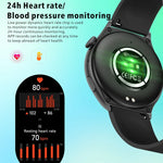 Montre connectée sport QX10 1,43 pouce BT5.2, suivi du sommeil, de la fréquence cardiaque, de l'oxygène sanguin et de la pression artérielle