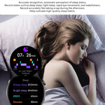 Montre connectée sport QX10 1,43 pouce BT5.2, suivi du sommeil, de la fréquence cardiaque, de l'oxygène sanguin et de la pression artérielle