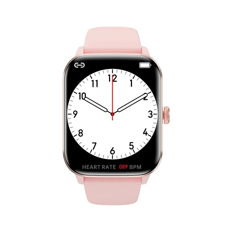 Montre connectée sport QS11 1,91 pouce BT5.2, suivi du sommeil, de la fréquence cardiaque, de l'oxygène sanguin et de la pression artérielle