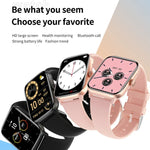 Montre connectée sport QS11 1,91 pouce BT5.2, suivi du sommeil, de la fréquence cardiaque, de l'oxygène sanguin et de la pression artérielle
