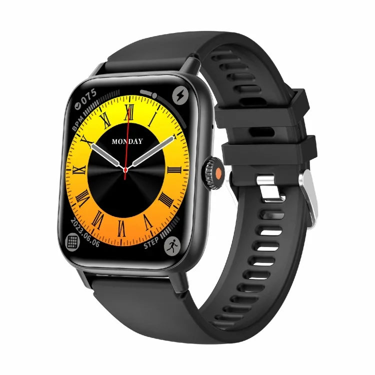 Montre connectée sport QS13 1,83 pouce BT5.2, compatible appels Bluetooth / suivi du sommeil, glycémie, saturation en oxygène, fréquence cardiaque et pression artérielle