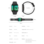 Montre connectée sport QS13 1,83 pouce BT5.2, compatible appels Bluetooth / suivi du sommeil, glycémie, saturation en oxygène, fréquence cardiaque et pression artérielle