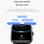 Montre connectée sport QS13 1,83 pouce BT5.2, compatible appels Bluetooth / suivi du sommeil, glycémie, saturation en oxygène, fréquence cardiaque et pression artérielle
