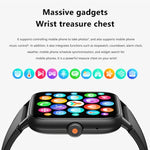 Montre connectée sport QS13 1,83 pouce BT5.2, compatible appels Bluetooth / suivi du sommeil, glycémie, saturation en oxygène, fréquence cardiaque et pression artérielle