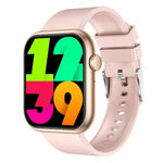 Montre connectée de sport QX7 Pro 2 pouces BT5.2, compatible avec les appels Bluetooth, le suivi du sommeil, de la glycémie, de l'oxygénation sanguine, de la température, de la fréquence cardiaque et de la pression artérielle.