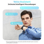 Montre connectée de sport QX7 Pro 2 pouces BT5.2, compatible avec les appels Bluetooth, le suivi du sommeil, de la glycémie, de l'oxygénation sanguine, de la température, de la fréquence cardiaque et de la pression artérielle.