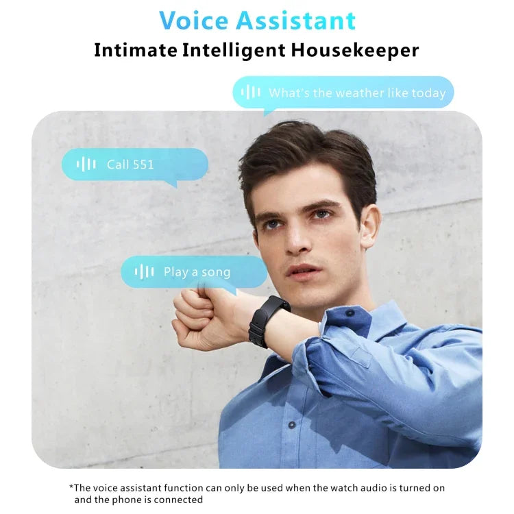 Montre connectée de sport QX7 Pro 2 pouces BT5.2, compatible avec les appels Bluetooth, le suivi du sommeil, de la glycémie, de l'oxygénation sanguine, de la température, de la fréquence cardiaque et de la pression artérielle.