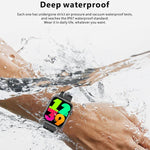 Montre connectée de sport QX7 Pro 2 pouces BT5.2, compatible avec les appels Bluetooth, le suivi du sommeil, de la glycémie, de l'oxygénation sanguine, de la température, de la fréquence cardiaque et de la pression artérielle.