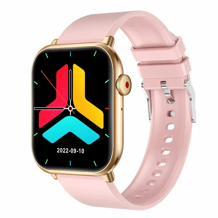 Montre connectée de sport QX9 1,96 pouce BT5.2, compatible avec les appels Bluetooth, le suivi du sommeil, la saturation en oxygène, la fréquence cardiaque et la pression artérielle.