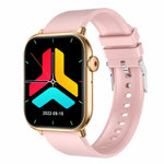 Montre connectée de sport QX9 1,96 pouce BT5.2, compatible avec les appels Bluetooth, le suivi du sommeil, la saturation en oxygène, la fréquence cardiaque et la pression artérielle.