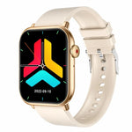Montre connectée de sport QX9 1,96 pouce BT5.2, compatible avec les appels Bluetooth, le suivi du sommeil, la saturation en oxygène, la fréquence cardiaque et la pression artérielle.