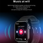 Montre connectée de sport QX9 1,96 pouce BT5.2, compatible avec les appels Bluetooth, le suivi du sommeil, la saturation en oxygène, la fréquence cardiaque et la pression artérielle.