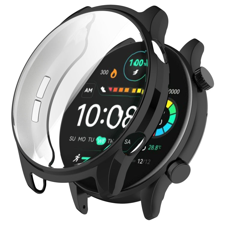 Full Coverage TPU Electroplated Watch Protective Case, For Xiaomi HayLou GST / GST Lite, For Xiaomi HayLou Solar Lite, For Xiaomi HayLou RS4 Plus LS11 / LS12, For Xiaomi HayLou RT3 / Solar Plus LS16, For Xiaomi HayLou Smart Watch 2 Pro