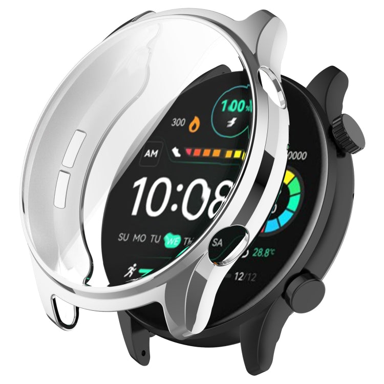 Full Coverage TPU Electroplated Watch Protective Case, For Xiaomi HayLou GST / GST Lite, For Xiaomi HayLou Solar Lite, For Xiaomi HayLou RS4 Plus LS11 / LS12, For Xiaomi HayLou RT3 / Solar Plus LS16, For Xiaomi HayLou Smart Watch 2 Pro