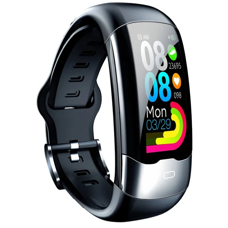 Bracelet connecté SPOVAN H02 Pro avec écran TFT HD de 1,14 pouce, compatible avec la surveillance de la fréquence cardiaque et de la glycémie.