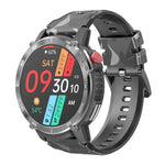 Montre connectée Bluetooth C22 avec écran rond de 1,6 pouce, prise en charge du suivi de la santé et 24 modes sportifs