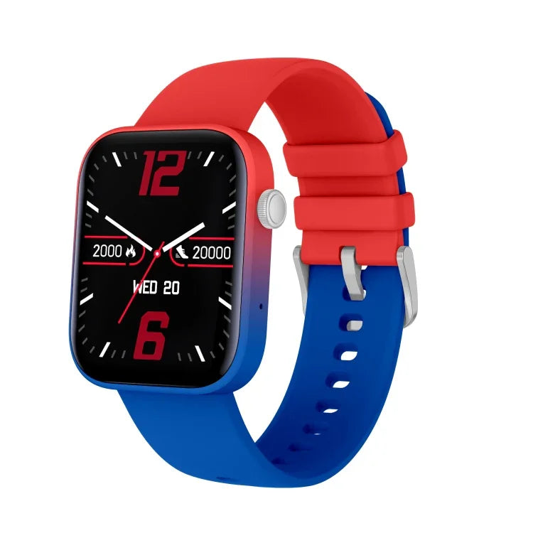 Montre connectée P43 avec écran TFT de 1,8 pouce, Bluetooth, prise en charge du suivi de la fréquence cardiaque et plus de 100 modes sportifs
