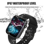 Montre connectée P43 avec écran TFT de 1,8 pouce, Bluetooth, prise en charge du suivi de la fréquence cardiaque et plus de 100 modes sportifs