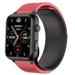 Montre connectée TK63 avec écran couleur de 1,91 pouce, pompe à air, surveillance de la pression artérielle et ECG.