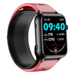 Montre connectée TK63 avec écran couleur de 1,91 pouce, pompe à air, surveillance de la pression artérielle et ECG.