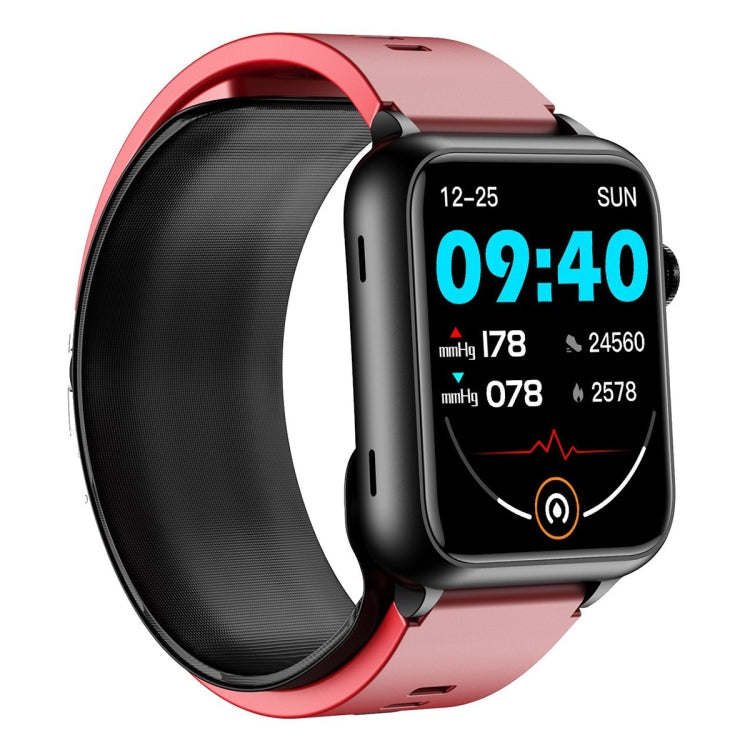 Montre connectée TK63 avec écran couleur de 1,91 pouce, pompe à air, surveillance de la pression artérielle et ECG.