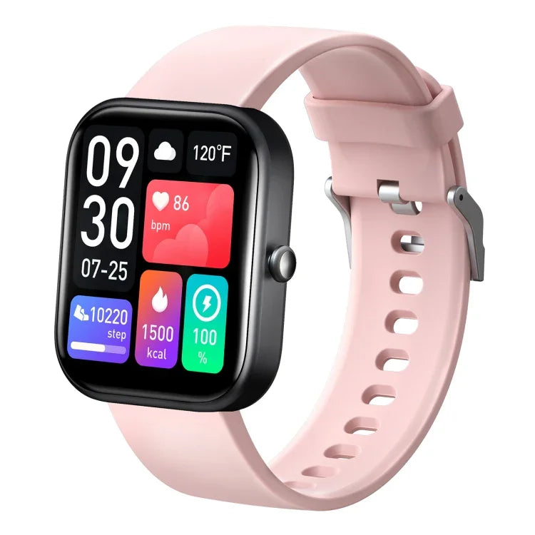 Montre connectée GTS5 2 pouces pour le fitness et la santé : appels Bluetooth, fréquence cardiaque, pression artérielle, MET, glycémie