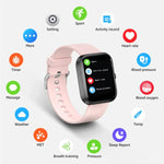 GTS5 2.0 inch Fitness Health Smart Watch, BT Call / Heart Rate / Blood Pressure / MET / Blood Glucose