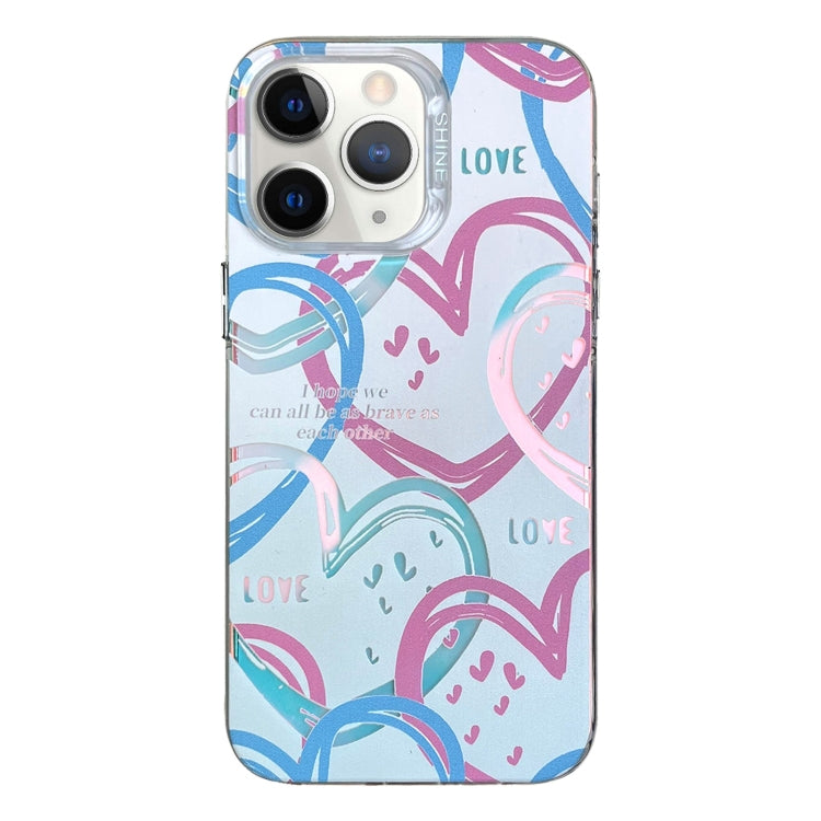 Colorful Pattern TPU + PC Phone Case, For iPhone 11 Pro Max, For iPhone 11