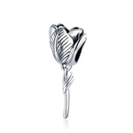 Perles de tulipe en argent sterling S925 pour bracelet et collier DIY