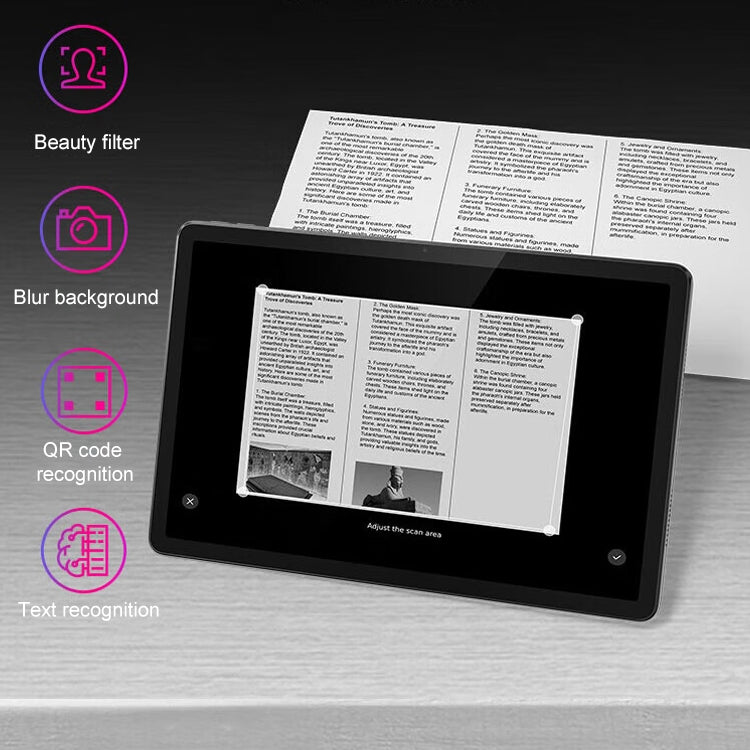 Tablette Lenovo K10 WiFi TB330FU, 10,95 pouces Android 13, MediaTek Helio G88 Octa Core, Support identification faciale, K10 WiFi TB330FU
