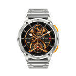 Montre connectée AK59 avec écran rond AMLOED de 1,43 pouce et bracelet en acier