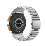 Montre connectée AK59 avec écran rond AMLOED de 1,43 pouce et bracelet en acier