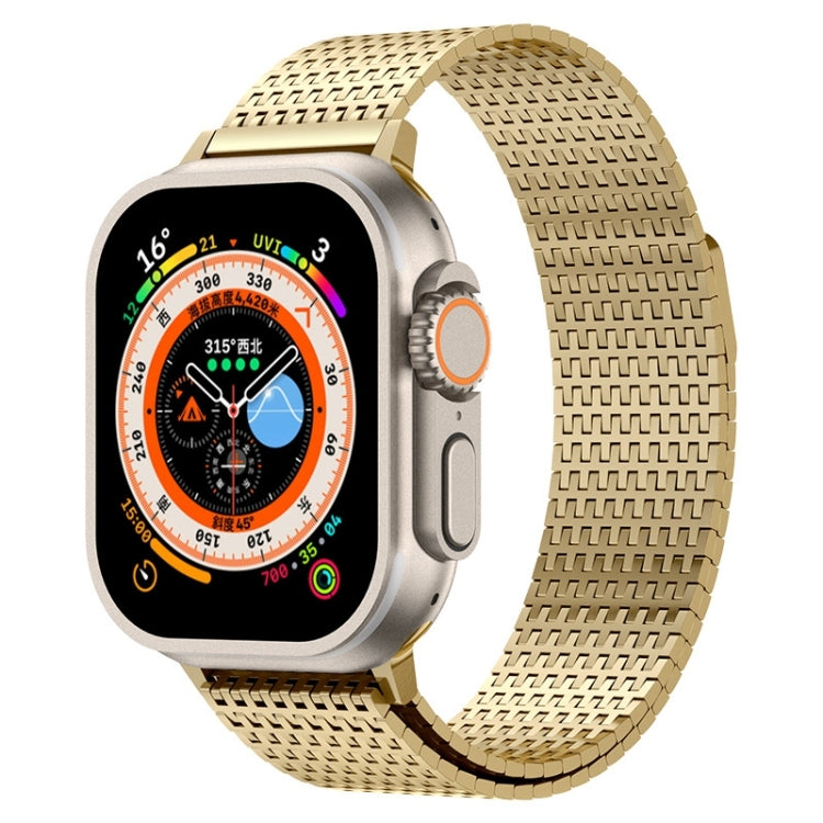 Milanese Loop Magnetic Clasp Stainless Steel Watch Band, For Apple Watch SE 2023 44mm, For Apple Watch SE 2023 40mm, For Apple Watch Ultra 2 49mm, For Apple Watch Series 9 45mm, For Apple Watch Series 9 41mm, For Apple Watch Ultra 49mm                 ...