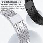 Bracelet de montre en acier inoxydable à boucle milanaise magnétique, pour Apple Watch SE 40mm, pour Apple Watch SE 44mm, pour Apple Watch Series 6 40mm, pour Apple Watch Series 6 44mm, pour Apple Watch Series 5 44mm, pour Apple Watch Series 5 40mm...