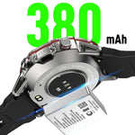 Montre connectée ELF3 avec écran rond TFT de 1,39 pouce, bracelet en silicone et prise en charge de la surveillance de l'oxygène sanguin