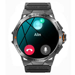 Montre connectée K62 avec écran rond AMOLED de 1,43 pouce, compatible avec les appels Bluetooth