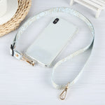 Lanière longue et large réglable pour téléphone portable