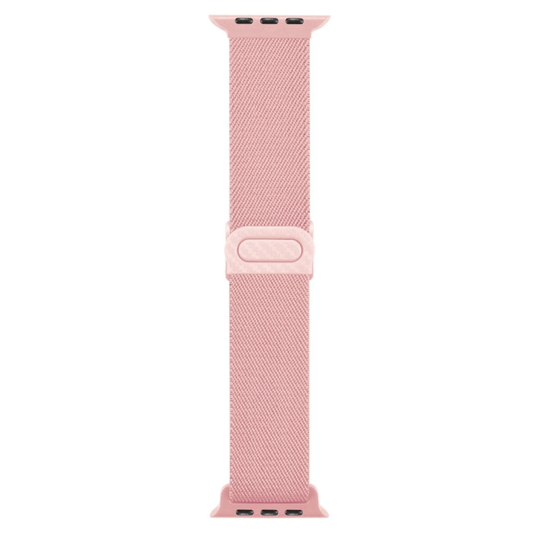 Bracelet de montre en nylon à boucle pression texture fibre de carbone, pour Apple Watch SE 2023 40mm, pour Apple Watch Ultra 2 49mm, pour Apple Watch Series 9 45mm
