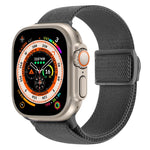 Bracelet de montre en nylon à boucle pression texture fibre de carbone, pour Apple Watch SE 2023 40mm, pour Apple Watch Ultra 2 49mm, pour Apple Watch Series 9 45mm