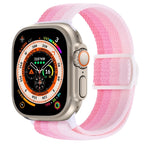 Bracelet de montre en nylon à boucle pression texture fibre de carbone, pour Apple Watch SE 2023 40mm, pour Apple Watch Ultra 2 49mm, pour Apple Watch Series 9 45mm