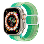 Bracelet de montre en nylon à boucle pression texture fibre de carbone, pour Apple Watch SE 2023 40mm, pour Apple Watch Ultra 2 49mm, pour Apple Watch Series 9 45mm