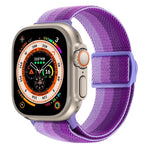 Bracelet de montre en nylon à boucle pression texture fibre de carbone, pour Apple Watch SE 2023 40mm, pour Apple Watch Ultra 2 49mm, pour Apple Watch Series 9 45mm