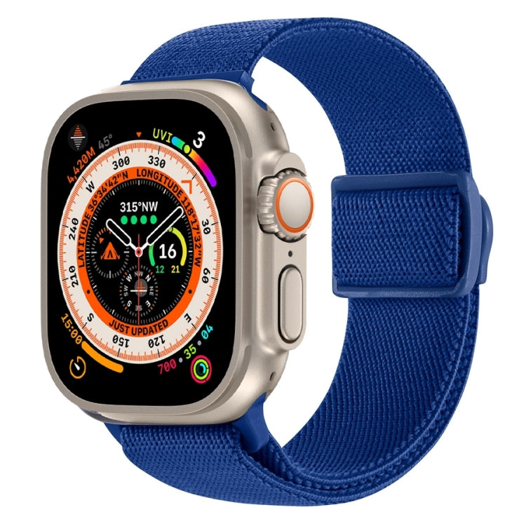 Bracelet de montre en nylon à boucle pression texture fibre de carbone, pour Apple Watch SE 2023 40mm, pour Apple Watch Ultra 2 49mm, pour Apple Watch Series 9 45mm