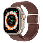 Bracelet de montre en nylon à boucle pression texture fibre de carbone, pour Apple Watch SE 2023 40mm, pour Apple Watch Ultra 2 49mm, pour Apple Watch Series 9 45mm