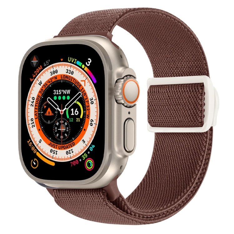 Bracelet de montre en nylon à boucle pression texture fibre de carbone, pour Apple Watch SE 2023 40mm, pour Apple Watch Ultra 2 49mm, pour Apple Watch Series 9 45mm