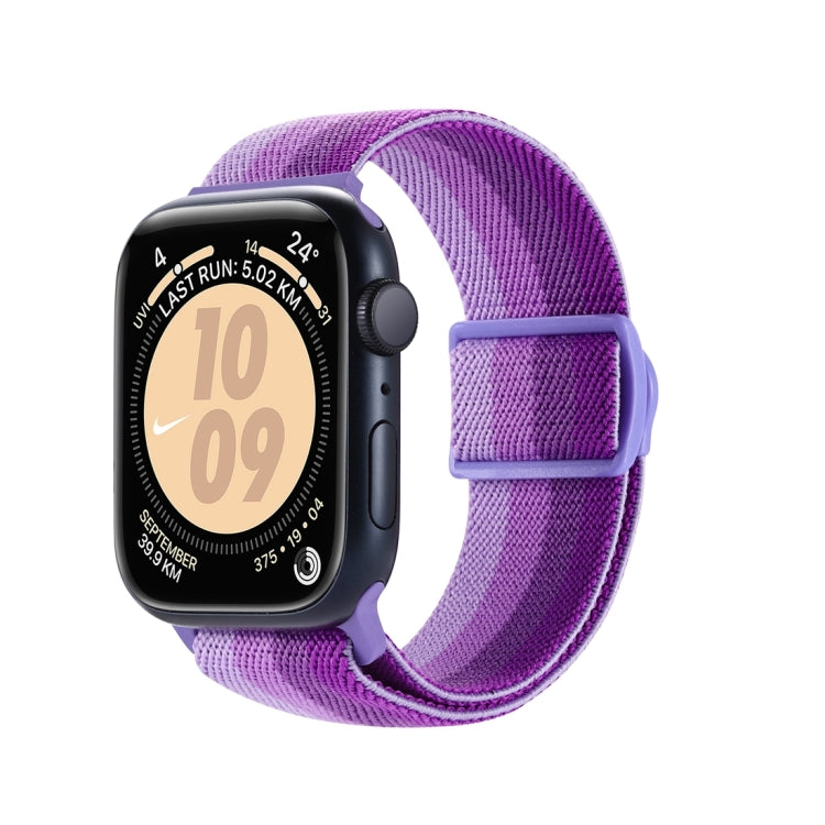 Bracelet de montre en nylon à boucle pression texture fibre de carbone, pour Apple Watch SE 2023 40mm, pour Apple Watch Ultra 2 49mm, pour Apple Watch Series 9 45mm