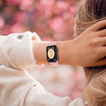 Bracelet de montre en nylon à boucle pression texture fibre de carbone, pour Apple Watch SE 2023 40mm, pour Apple Watch Ultra 2 49mm, pour Apple Watch Series 9 45mm