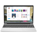 Ordinateur portable GXMO F152G 15,6 pouces, Windows 11 Intel Alder Lake N95 Quad Core, support déverrouillage par empreinte digitale, 16GB+512GB