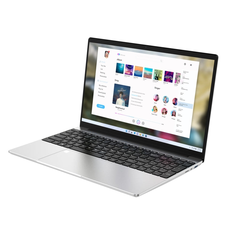 Ordinateur portable GXMO F152G 15,6 pouces, Windows 11 Intel Alder Lake N95 Quad Core, support déverrouillage par empreinte digitale, 16GB+512GB
